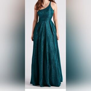 Windsor Emerald Margie Glitter A-Line Ball Gown Sz 5/6